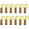 Guirlande Lumineuse Pour Bouteilles De Vin - AIMOONSA - Lot De 12 (2 M, 20 LED) - Blanc Chaud - Piles - Fil Cuivre