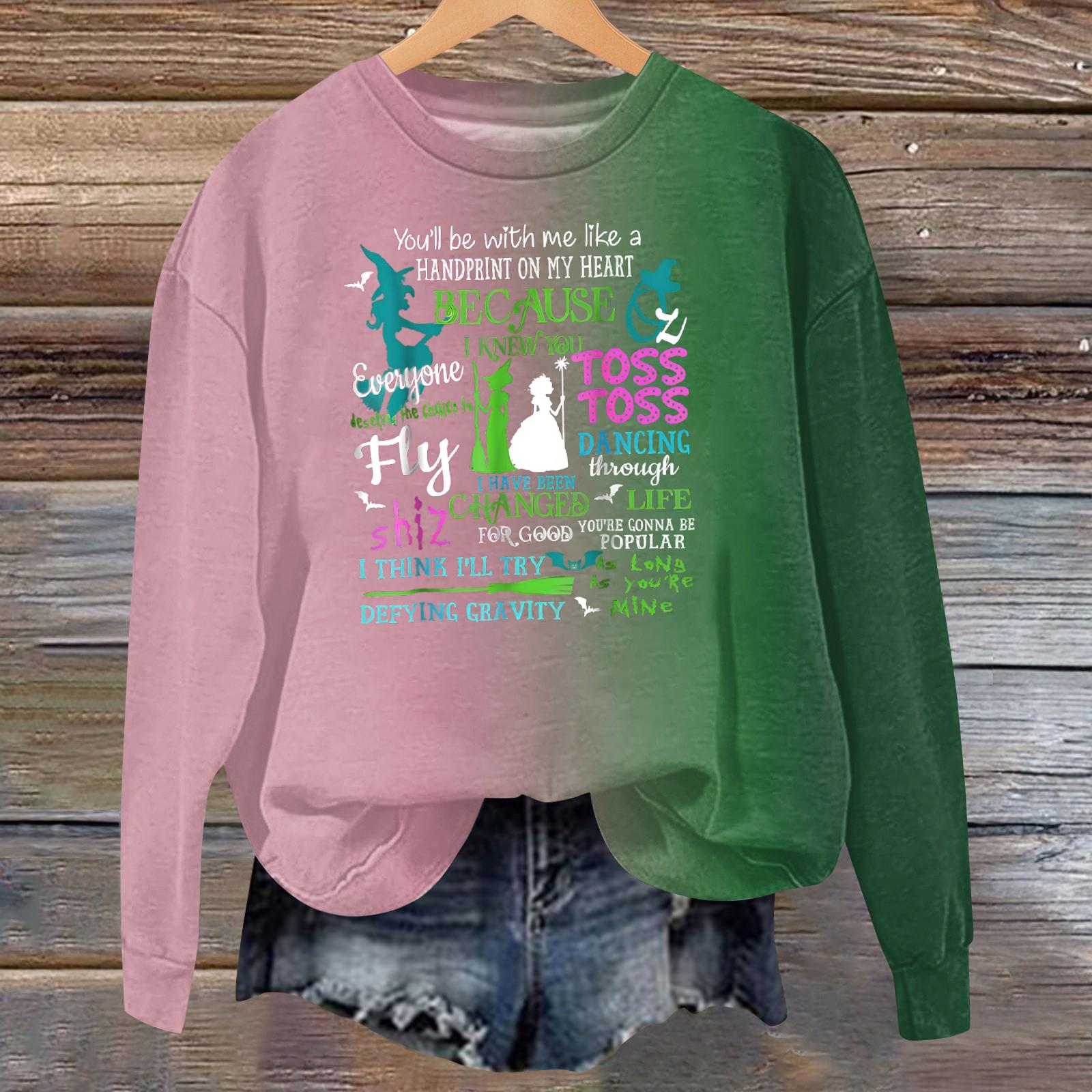 

Женская модная повседневная толстовка с длинным рукавом, свободного кроя, с принтом XXL