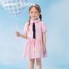 Balabala Girls' Sweet Puff Sleeve Summer Princess Dress