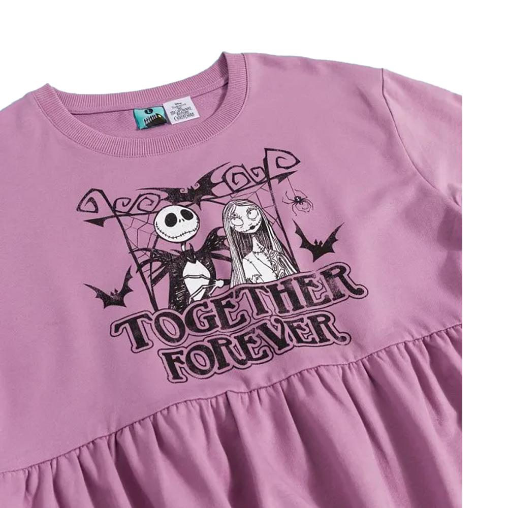 The Nightmare Before Christmas Womens/Ladies Together Forever Smock Dress