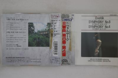 CD ANTONN DVOK VACLAV NEUMANN CZE  Dvorak Symphony No.8  4 COCO6221 SUPRAPHON Japan Obi Classical Used