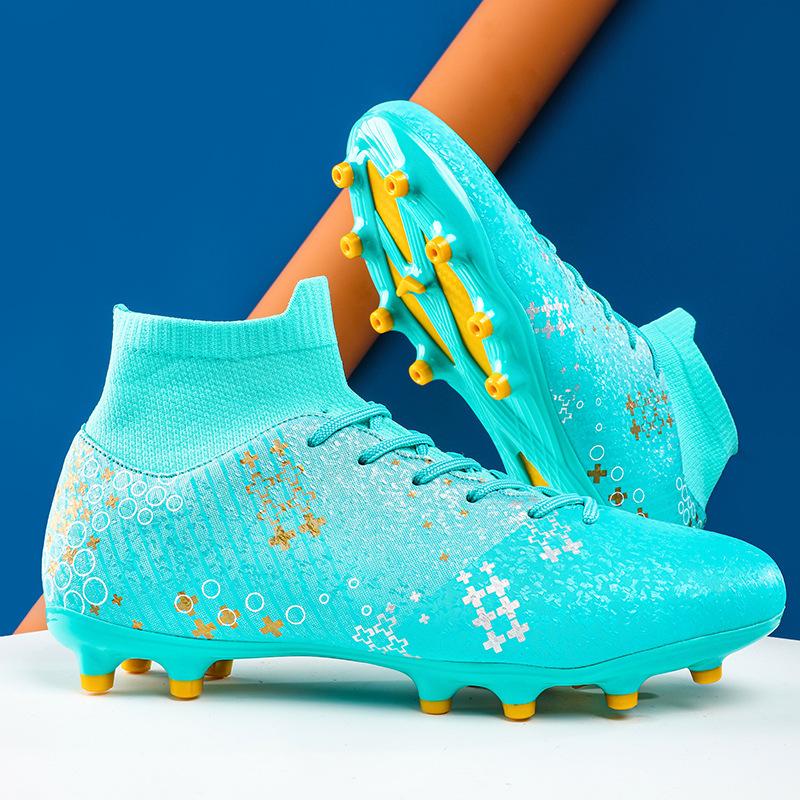 Football Shoes Men's High Top Spikes Shredded Nails Teens Students Boys Adult Large Size Training Amazon 2025