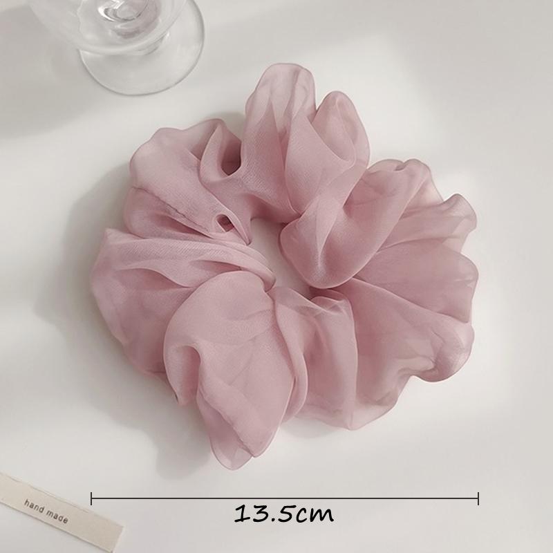 Romantic Hair Ties Scrunchies For Women Girls Unique Elegant Elastic Hair Ties Rubber Bands Hair Accessories Ponytail Holder
