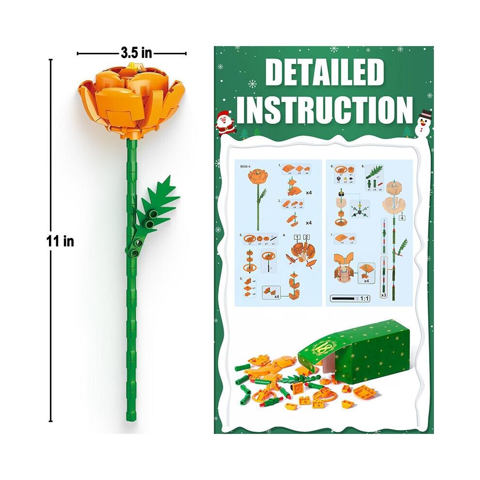 Daisy Bouquet Building Blocks Flower Bouquet Advent Calendar For Adults Kids 24 Days Christmas Countdown Calendars With 24 Types Flowers
