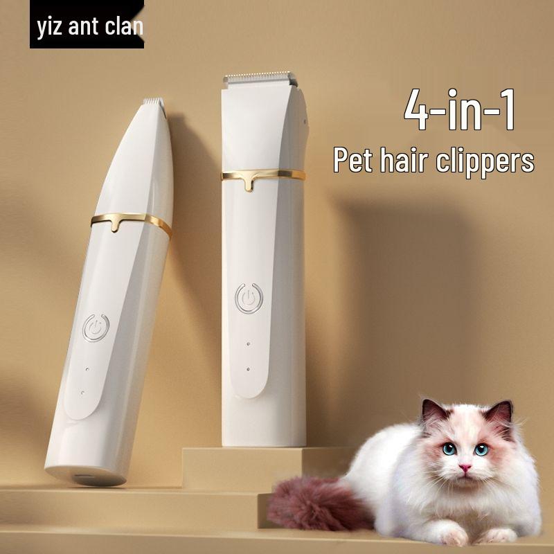 Silent Electric Pet Hair Trimmer for Paws and Pads