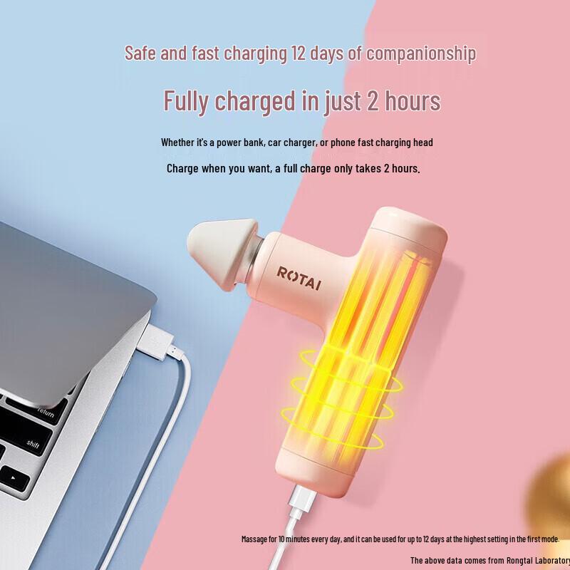 RONGTAI Portable Mini Fascia Gun Muscle Massager