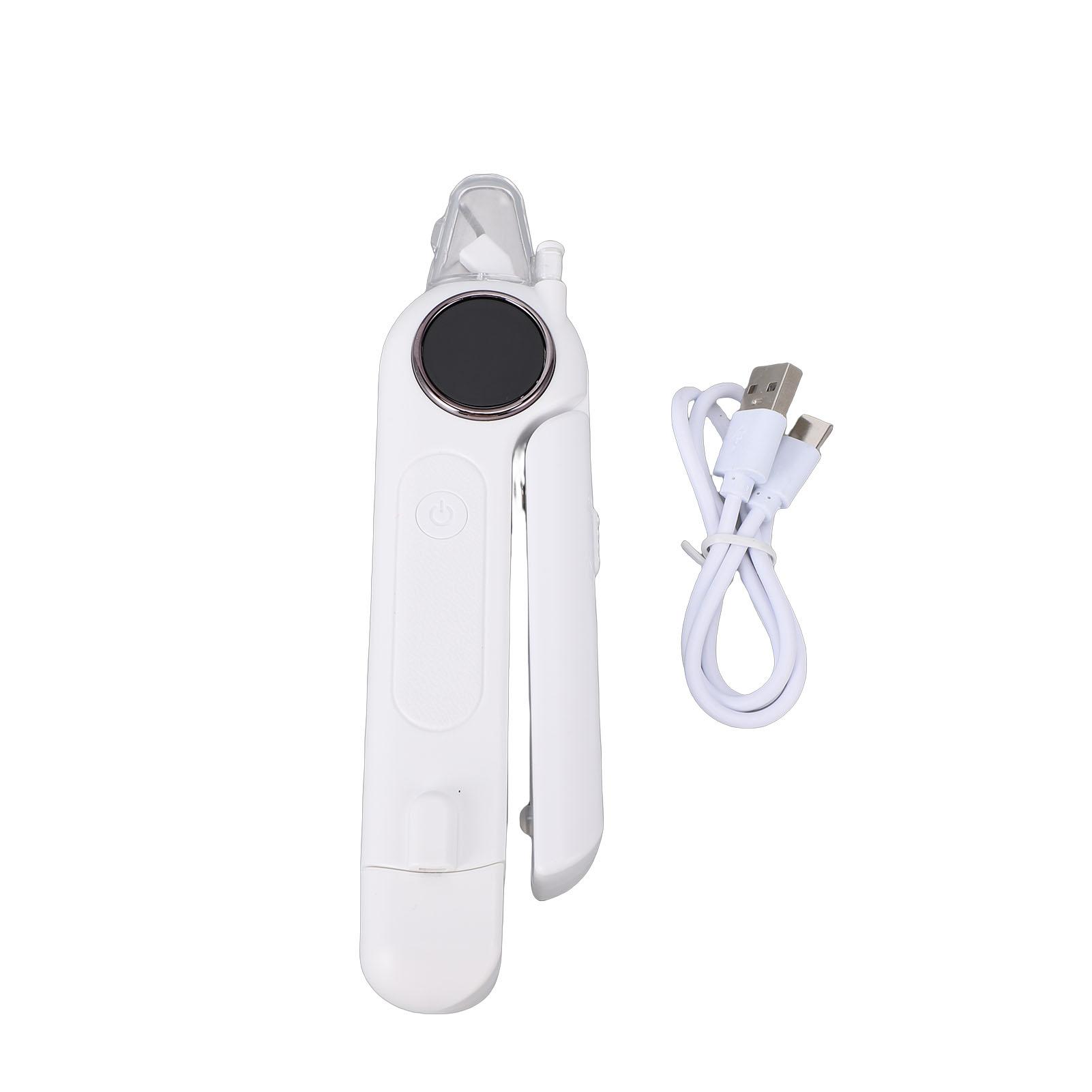 2-in-1 Huisdier Nagelknipper Slijper met LED-licht Stille Kat Hond Nagelknipper Slijper voor Kleine Middelgrote Grote Honden