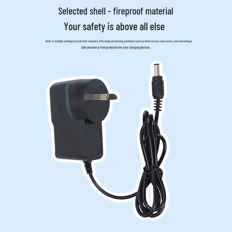 12V1A Universal Multi-Plug Power Adapter for LED Strips & Routers (US/EU/CN)