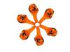 Halloween Ghost & Skeleton Balloon Set - 12-Inch Latex with Pumpkin & Bat Prints