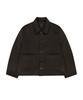 Endoor [Renewal] Fine Wool Short Coat (Brown)
