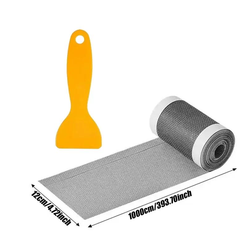 1000cm Cuttable Self - Adhesive Shower Drain Hair Catcher, Disposable Mesh Sink Strainer Filter for Bathroom & Kitchen