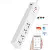 Universal Outlets Sockets Home Office Portable WiFi Smart Power Strip Dual USB Remote Control Surge Protector