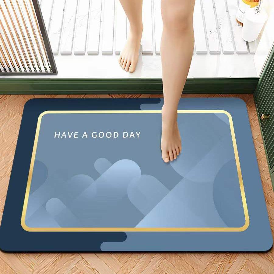 Bathroom Absorbent Floor Mat Bathroom Door Mat Minimalist Home Door Mat