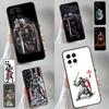 Christian Templar Knights Case For Samsung Galaxy M52 M32 M22 M12 M14 M54 M13 M23 M33 M53 M11 M21 M31 M51 M30s Coque