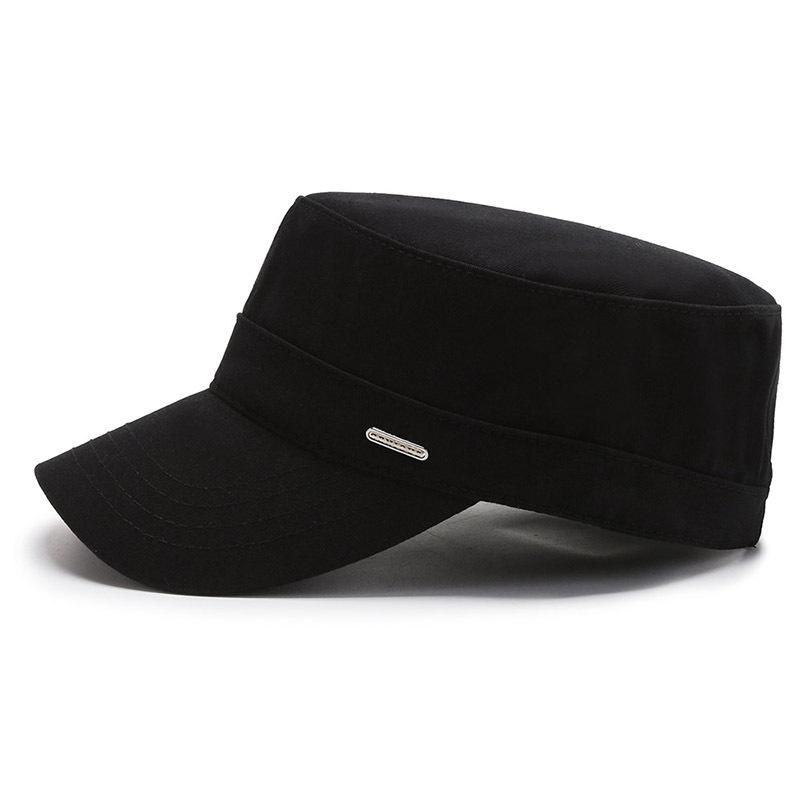 Hat Solid color Flat top hat Spring and autumn fashion Short brim sun hat Peaked hat Casual hat Trendy versatile
