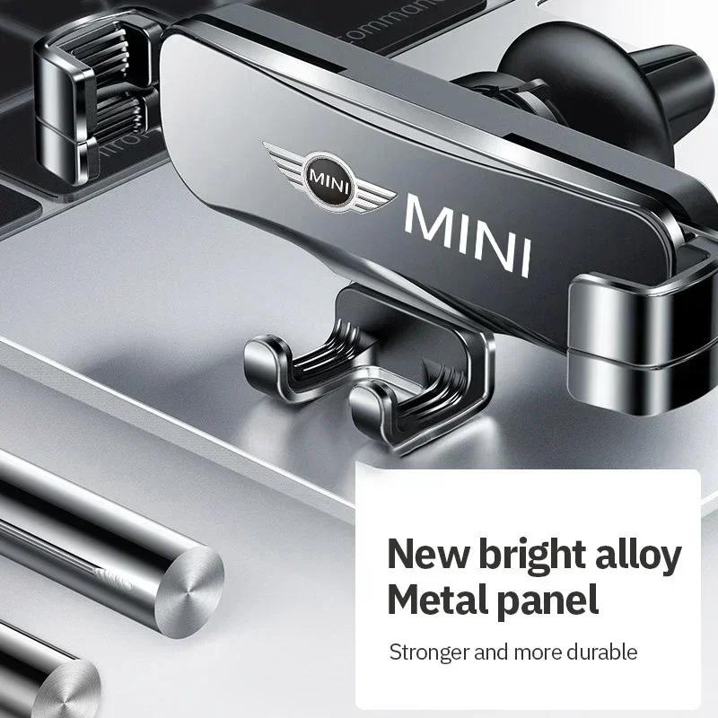XYFHK1 2025 HotE90 For BMW MINI Car Mobile Phone Holder Portable Universal Shockproof Car Holder For BMW Mini Cooper F55 F56 R56 R60 SO
