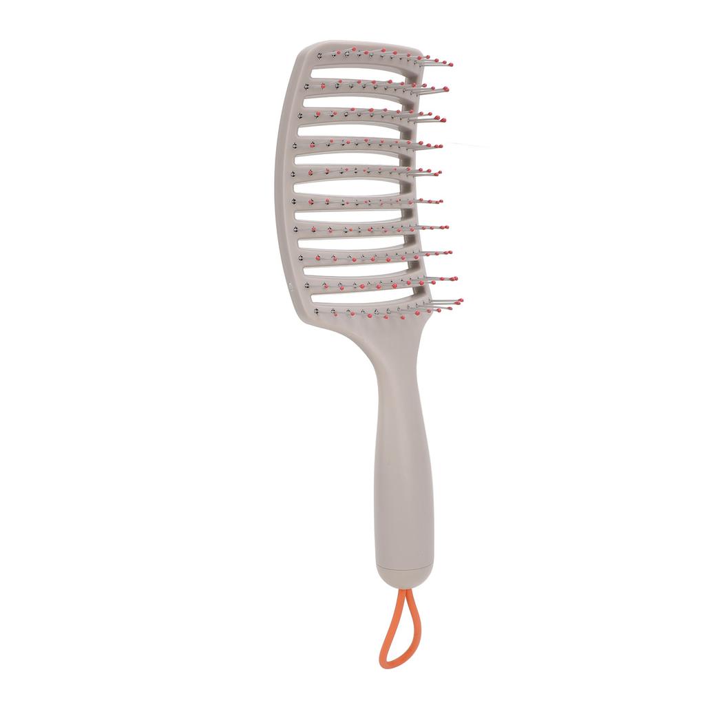 Hair Detangler Brush Plastic Lightweight Portable Curved Detangling Hair Brush for Adults and Kids