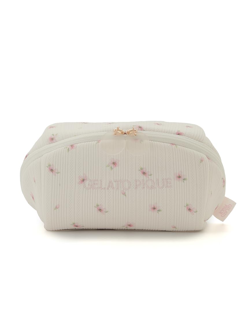 

Sakura pattern pouch PWGB251709 OWHT [Gelato Pique] [SPRING]