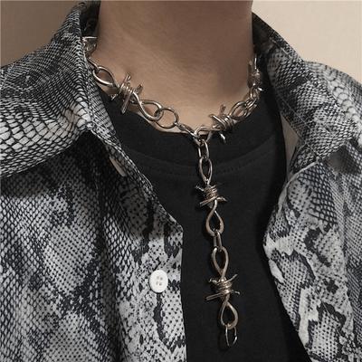 Necklace Accessories, Thorns, Thorns, Waist Chains, Bracelet Sets, Cold and Trendy Hip-hop Punk Necklaces