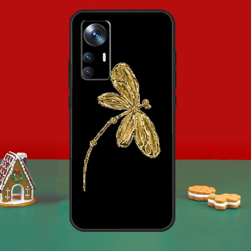 Dragonfly Insect Pattern For POCO M6 Pro X6 Pro X3 X5 F3 F5 M5s Phone Case For Xiaomi 14 12T 11T 13T Pro 12 13 Lite