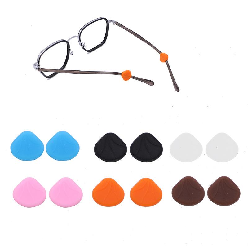 5Pairs Silicone Fish Shells Anti Slip Ear Hook Eyeglass Eyewear Accessories Eye Glasses Grip Fixed Rings Temple Tip Holder