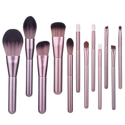 Professionelle 12 stücke Make-Up Pinsel Synthetische Weiche Kosmetik Pinsel set Make-Up Werkzeuge Hohe Qualität Pinsel