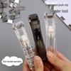 Clear Push Clip Organizer: File Folder & Snack Sealer for Student Papers