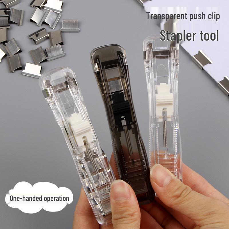 Clear Push Clip Organizer: File Folder & Snack Sealer for Student Papers