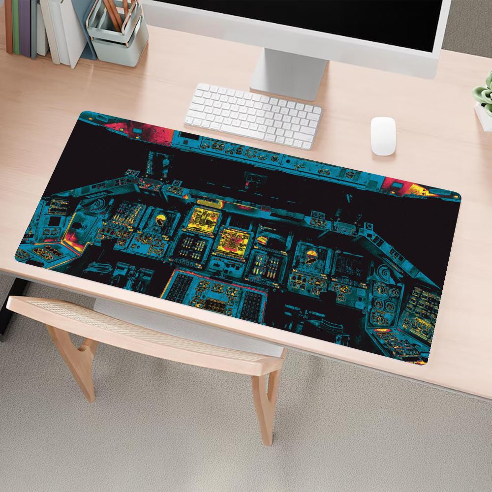 Spacecraft Dashboard Mousepad Speed Office Desk Accessories Gaming Mats Mouse Carpet Mouse Mat Desk Pad Computer Desk Decorating