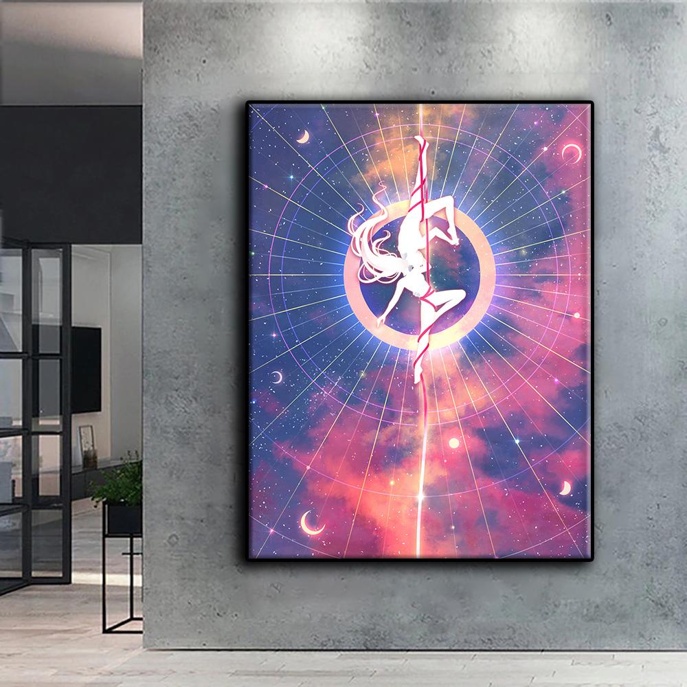 Cross Stitch Kit DIY Diamond Embroidery Artistic Moon and Starry Sky Diamond Painting Home Decor