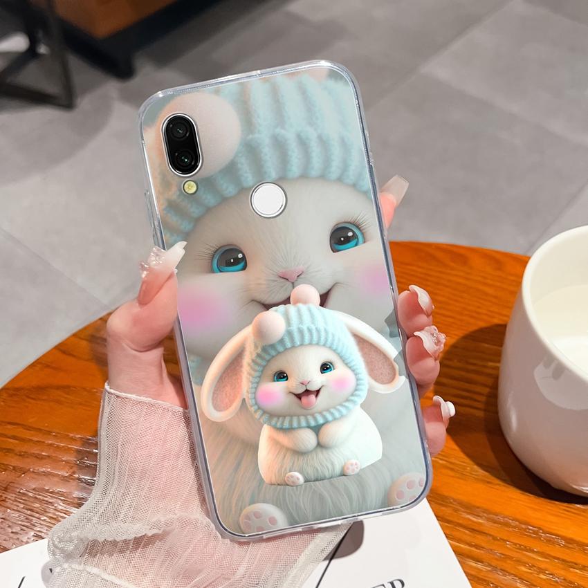 Für Xiaomi Redmi 7 7A 8 9C 9T 10A Mode Buchstaben Handytaschen Ultradünne Transparente TPU Staubdichte Schutz Weiche Rückseite Für Xiaomi Handyhülle