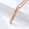 528 Hz Low Frequency Sound Meditation Breathing Stress Relief Necklace Sturdy Stainless Steel Adjustable Length