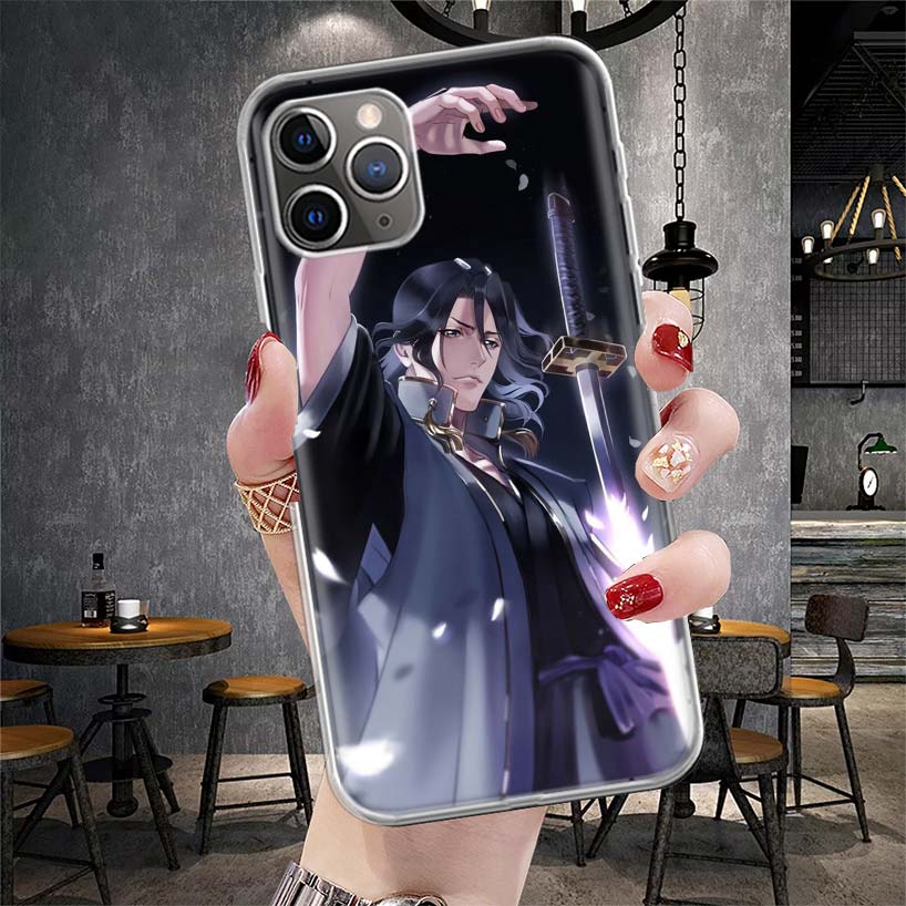 Bleach Kuchiki Byakuya Soft Phone Case For IPhone 11 17 Air 16E 16 Pro Max 15 + 14 Plus 13 Mini 12 Apple 7 SE 8 Fundas Coque 11
