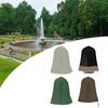 Outdoor Fountain Cover Dustproof Waterproof Protective Cover 210D Fabric Fits Garden Fountain Size D36 x H42 Inches