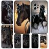 Beautiful Black Horse For Xiaomi Redmi Note 12S 11S 10S 9S Note 12 8 9 10 11 Pro Phone Case For Redmi 12 9 C 10C