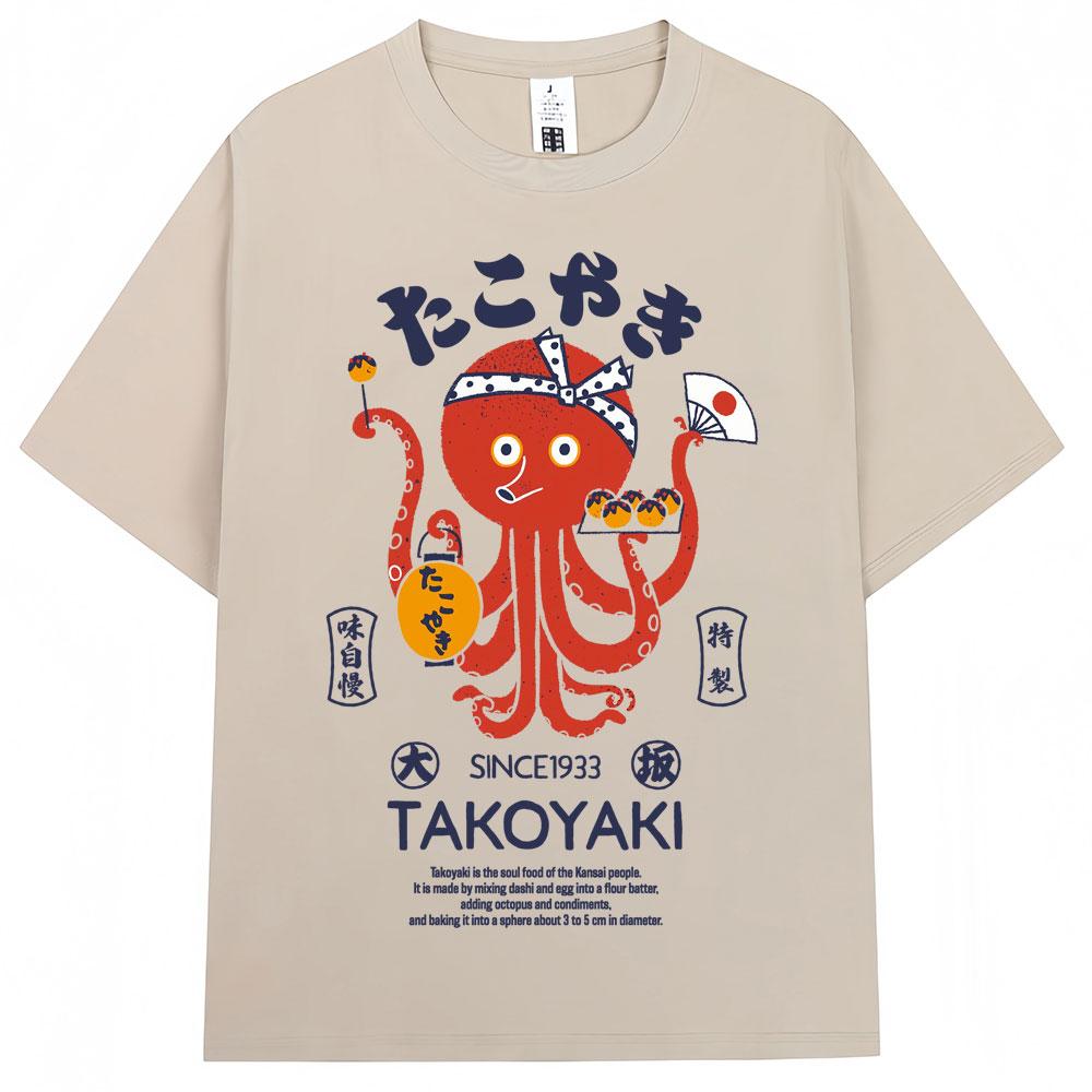 Japoński Styl Fala Hokkaido Vintage Koszulka Mężczyźni Kobiety Harajuku Moda Wysokiej Jakości Koszulki Oversize Bawełniane Letnia Koszulka