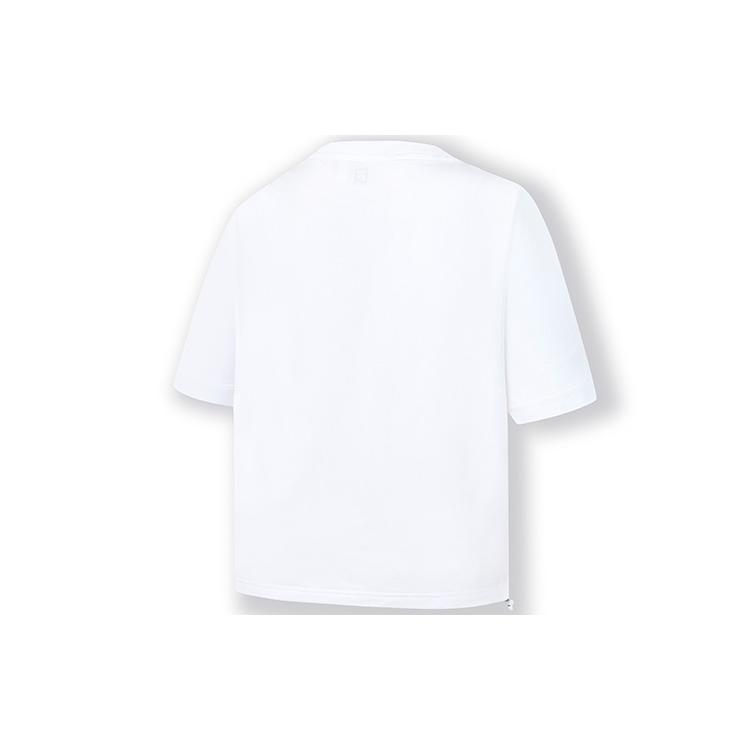 New FILA T Shirt Women's Standard White A11W331113F-WT
