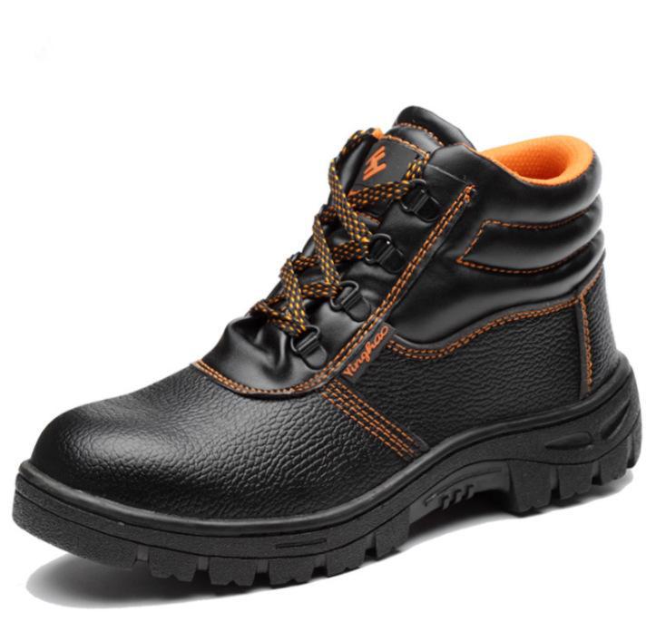 "Unisex Breathable Safety Shoes: Anti-Smash, Anti-Puncture, Oil-Resistant, and Wear-Resistant for Autumn/Winter"