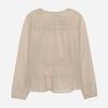 Thursday Island Eyelet Colorblock Frill Blouse T262mbl136w