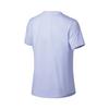 Li Ning Plain Logo Print Round Neck Pullover Short Sleeve T-Shirt Women Tops Sky-Blue ATST230-7