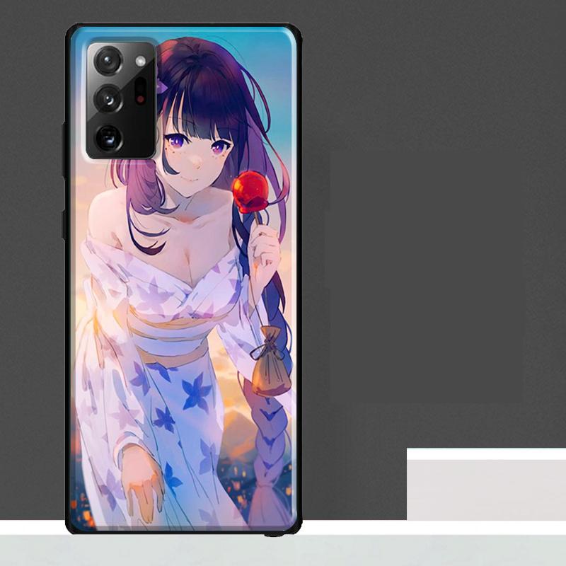 Genshin Impact Raiden Shogun Case For Samsung Galaxy S25 S24 S23 Ultra S9 S10 S20 S21 S22 Plus S23 FE S25 FE Phone Cover