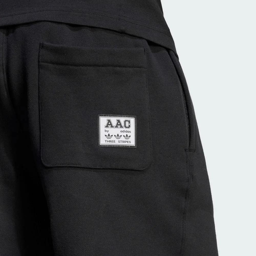 Adidas Originals Letter Print Drawstring Straight Shorts Men Bottoms Black HZ0699