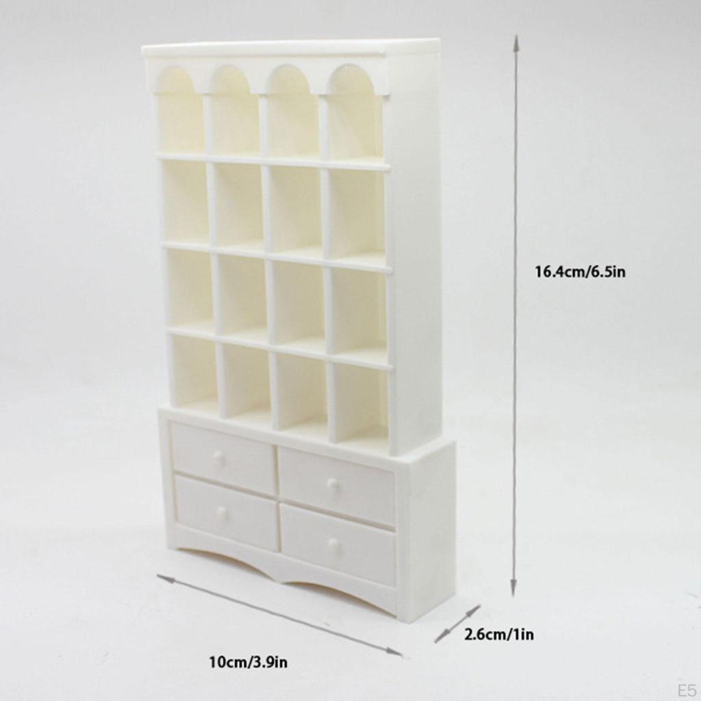 Boekenkast, Mini Opbergkastje, Decoratie, Fotorekwisieten, Multifunctioneel Doe-het-zelf Ambachtelijk Meubel voor