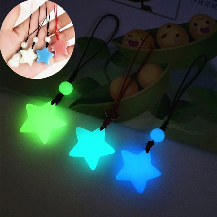 Night Light Guardian Star Mobile Phone Chain Couple Pendant Bracelet Unisex Gift