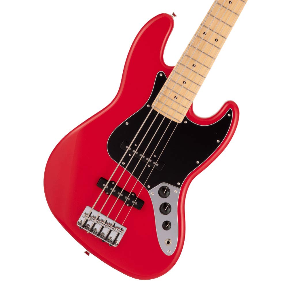 Fender Made In Japan Hybrid II Jazz Maple Modena Red Bass® V, Fingerboard,