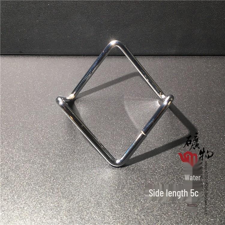 Wooden & Metal Mineral Crystal Ball Display Stand