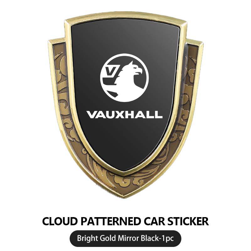 

Car Metal Shield Emblem Side Fender Body Trunk Badge Stickers For Vauxhall Corsa VXR Crossland Combo Life Astra Mokka Grandland