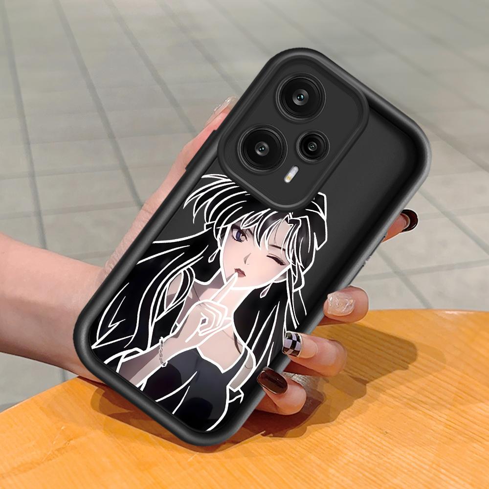 Soft Silicone Square Ladder Printing Pattern Phone Casing Full Cover Camera Shockproof Protection Rubber Case for Xiaomi Redmi