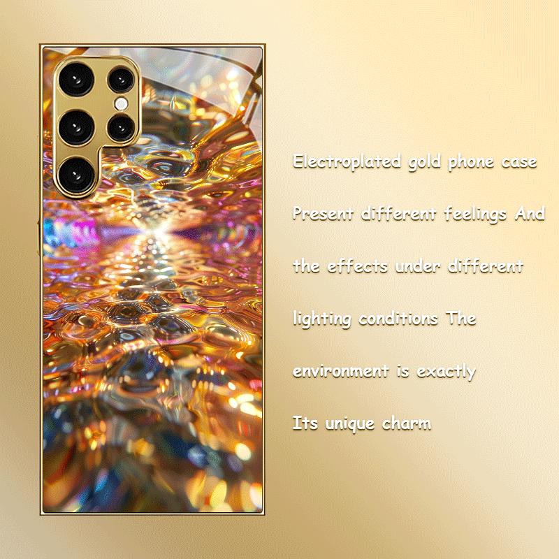 Hochwertige Handyhülle Galvanisiertes Glas TPU Handyhülle für Samsung Galaxy S26 S25 S24 S23 S22 S21 FE, Ultra, Plus Stoßfest
