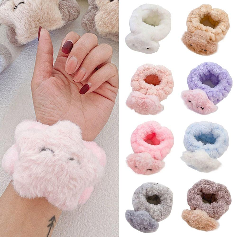 

Comfortable Washing Face Face Wash Wristbands Absorbent Wristbands Wash Towel Band Wrist Washband